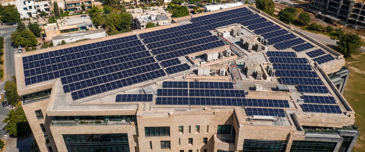 Commercial solar installation by MaxGreen Energy