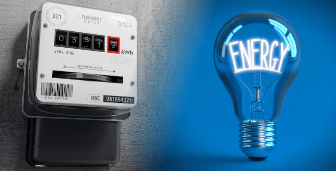 pakistani electric meter and bulb for energy